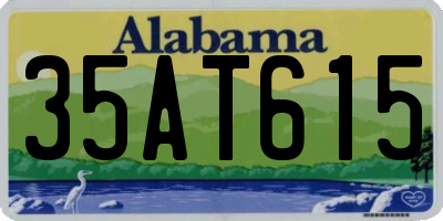 AL license plate 35AT615