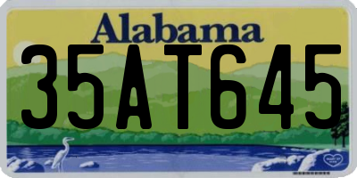 AL license plate 35AT645
