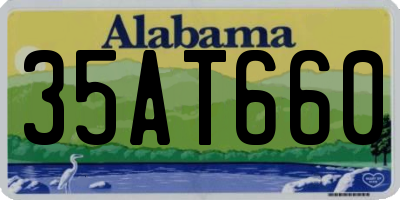 AL license plate 35AT660