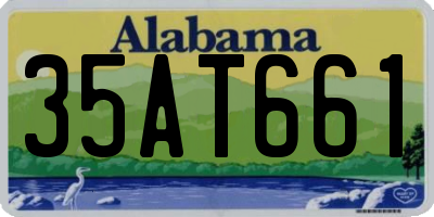AL license plate 35AT661