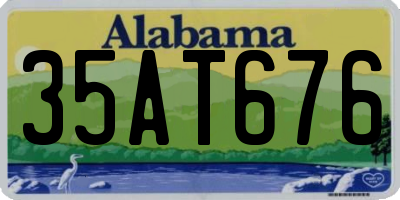 AL license plate 35AT676