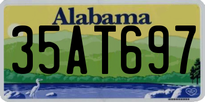 AL license plate 35AT697