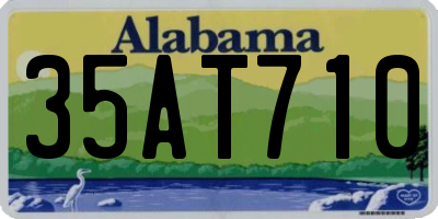AL license plate 35AT710