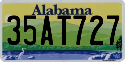AL license plate 35AT727