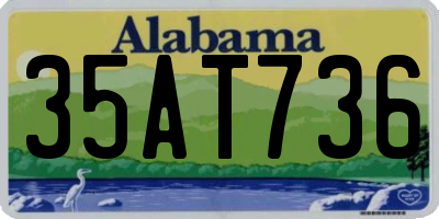 AL license plate 35AT736