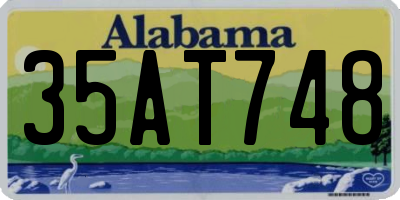 AL license plate 35AT748