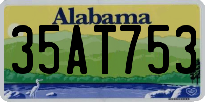 AL license plate 35AT753