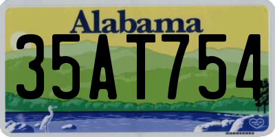 AL license plate 35AT754
