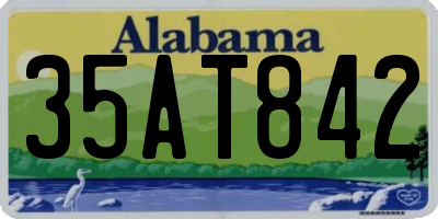 AL license plate 35AT842