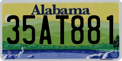 AL license plate 35AT881