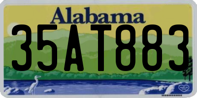 AL license plate 35AT883