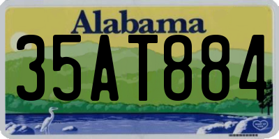 AL license plate 35AT884