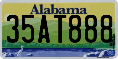AL license plate 35AT888