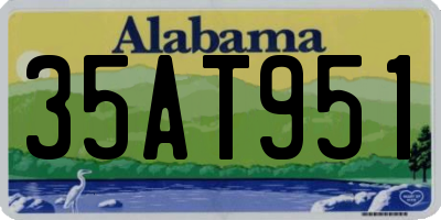 AL license plate 35AT951