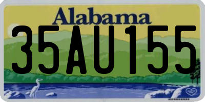 AL license plate 35AU155