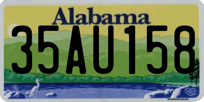 AL license plate 35AU158