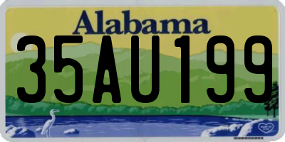 AL license plate 35AU199