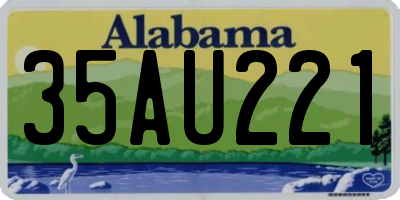 AL license plate 35AU221