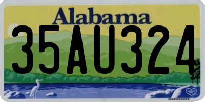 AL license plate 35AU324
