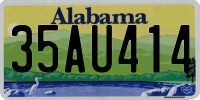 AL license plate 35AU414