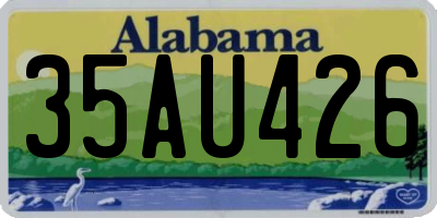AL license plate 35AU426