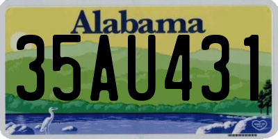 AL license plate 35AU431