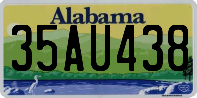 AL license plate 35AU438