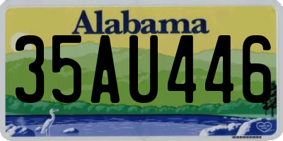 AL license plate 35AU446