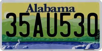 AL license plate 35AU530