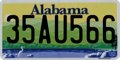 AL license plate 35AU566