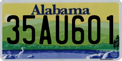 AL license plate 35AU601