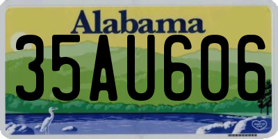 AL license plate 35AU606