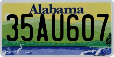 AL license plate 35AU607