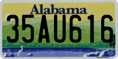 AL license plate 35AU616