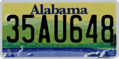 AL license plate 35AU648