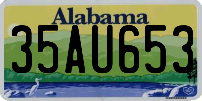 AL license plate 35AU653