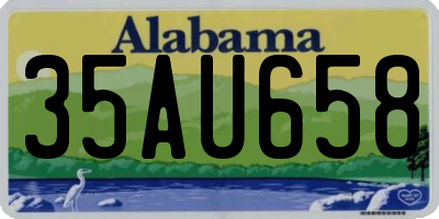 AL license plate 35AU658