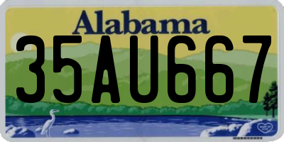 AL license plate 35AU667