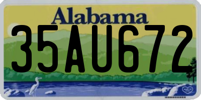 AL license plate 35AU672