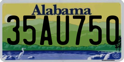 AL license plate 35AU750