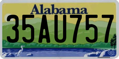AL license plate 35AU757