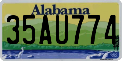 AL license plate 35AU774