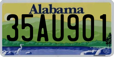 AL license plate 35AU901