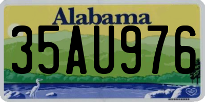 AL license plate 35AU976