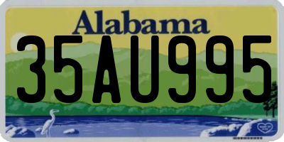 AL license plate 35AU995