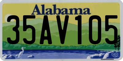 AL license plate 35AV105