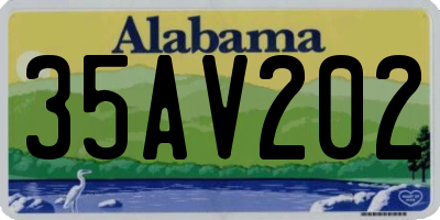 AL license plate 35AV202