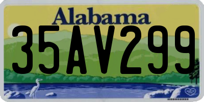 AL license plate 35AV299