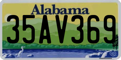 AL license plate 35AV369