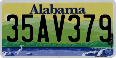 AL license plate 35AV379